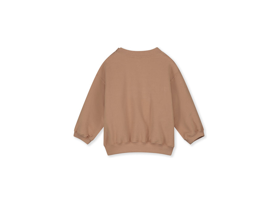 Baby Dropped Shoulder Sweater  | Biscuit