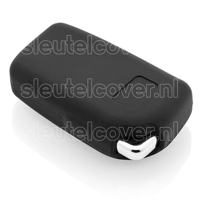 Autosleutel Hoesje geschikt voor Peugeot - SleutelCover - Silicone Autosleutel Cover - Sleutelhoesje Zwart