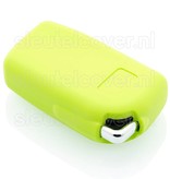 Autosleutel Hoesje geschikt voor Peugeot - SleutelCover - Silicone Autosleutel Cover - Sleutelhoesje Lime groen