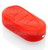 Autosleutel Hoesje geschikt voor Alfa Romeo - SleutelCover - Silicone Autosleutel Cover - Sleutelhoesje Rood