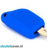 Autosleutel Hoesje geschikt voor Citroën - SleutelCover - Silicone Autosleutel Cover - Sleutelhoesje Blauw