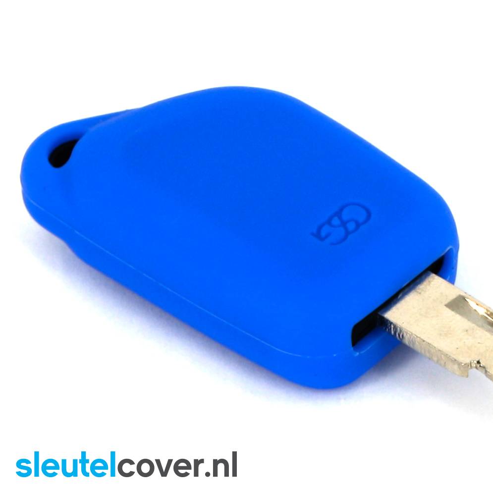 Autosleutel Hoesje geschikt voor Citroën - SleutelCover - Silicone Autosleutel Cover - Sleutelhoesje Blauw