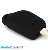 Autosleutel Hoesje geschikt voor Citroën - SleutelCover - Silicone Autosleutel Cover - Sleutelhoesje Zwart