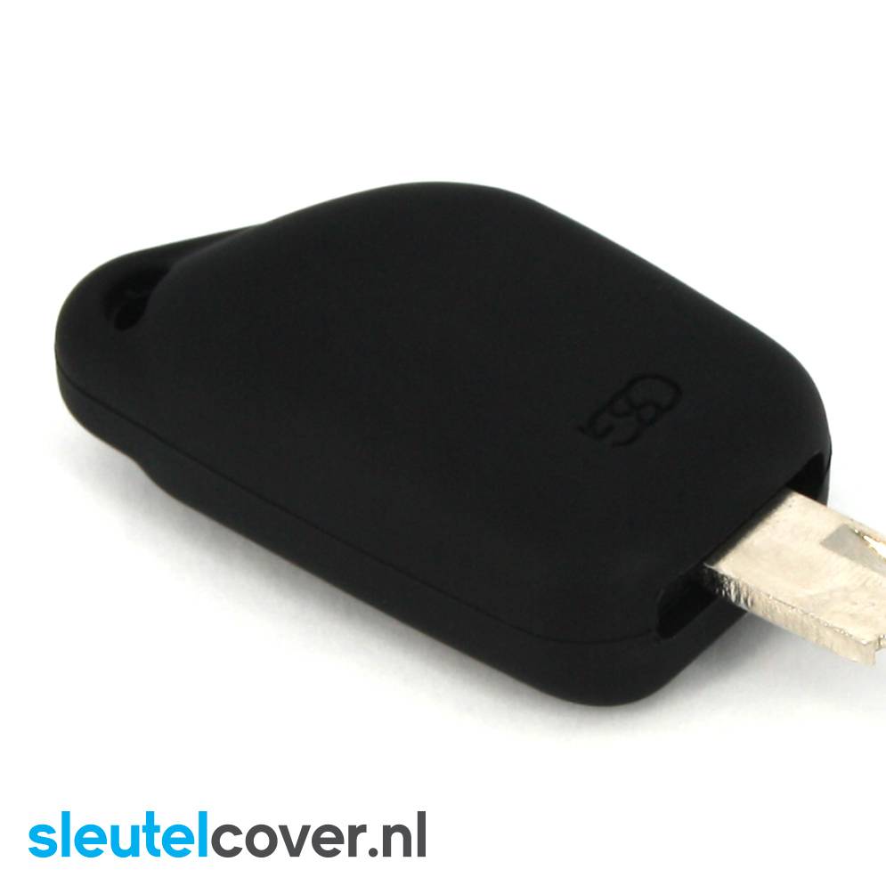 Autosleutel Hoesje geschikt voor Citroën - SleutelCover - Silicone Autosleutel Cover - Sleutelhoesje Zwart