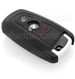 Autosleutel Hoesje geschikt voor BMW - SleutelCover - Silicone Autosleutel Cover - Sleutelhoesje Zwart