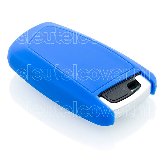 Autosleutel Hoesje geschikt voor BMW - SleutelCover - Silicone Autosleutel Cover - Sleutelhoesje Blauw