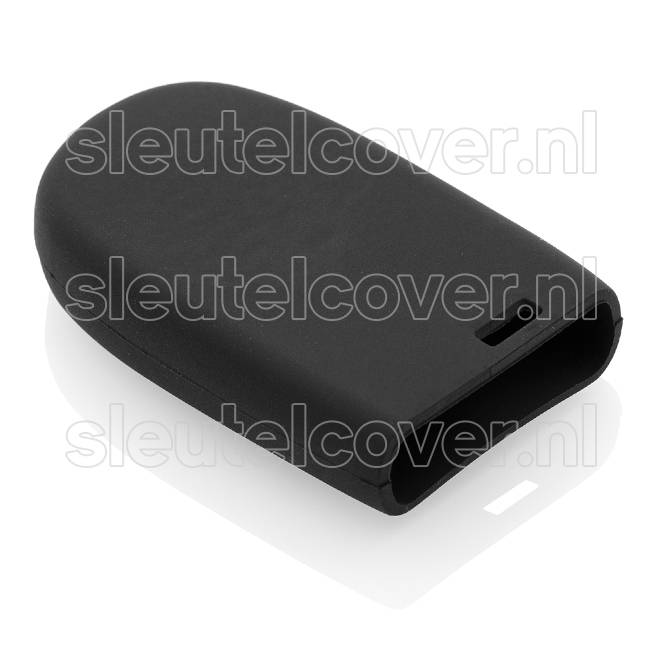 Autosleutel Hoesje geschikt voor Jeep - SleutelCover - Silicone Autosleutel Cover - Sleutelhoesje Zwart