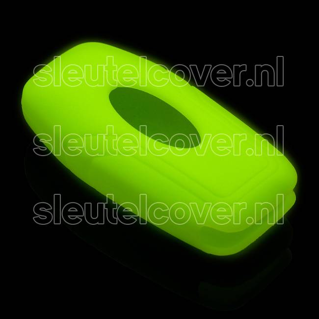 Autosleutel Hoesje geschikt voor Ford - SleutelCover - Silicone Autosleutel Cover - Sleutelhoesje Glow in the dark / Lichtgevend