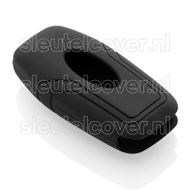 Autosleutel Hoesje geschikt voor Ford - SleutelCover - Silicone Autosleutel Cover - Sleutelhoesje Zwart