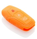 Autosleutel Hoesje geschikt voor Ford - SleutelCover - Silicone Autosleutel Cover - Sleutelhoesje Oranje