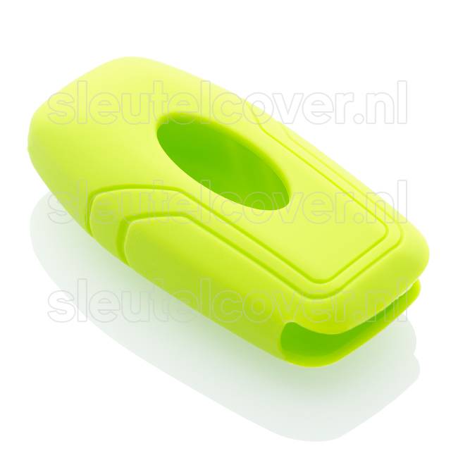 Autosleutel Hoesje geschikt voor Ford - SleutelCover - Silicone Autosleutel Cover - Sleutelhoesje Lime groen