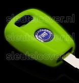 Autosleutel Hoesje geschikt voor Fiat - SleutelCover - Silicone Autosleutel Cover - Sleutelhoesje Glow in the dark / Lichtgevend