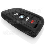 BMW SleutelCover - Zwart / Silicone sleutelhoesje / beschermhoesje autosleutel
