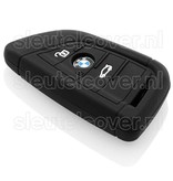 Autosleutel Hoesje geschikt voor BMW - SleutelCover - Silicone Autosleutel Cover - Sleutelhoesje Zwart