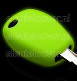 Autosleutel Hoesje geschikt voor Dacia - SleutelCover - Silicone Autosleutel Cover - Sleutelhoesje Glow in the dark / Lichtgevend