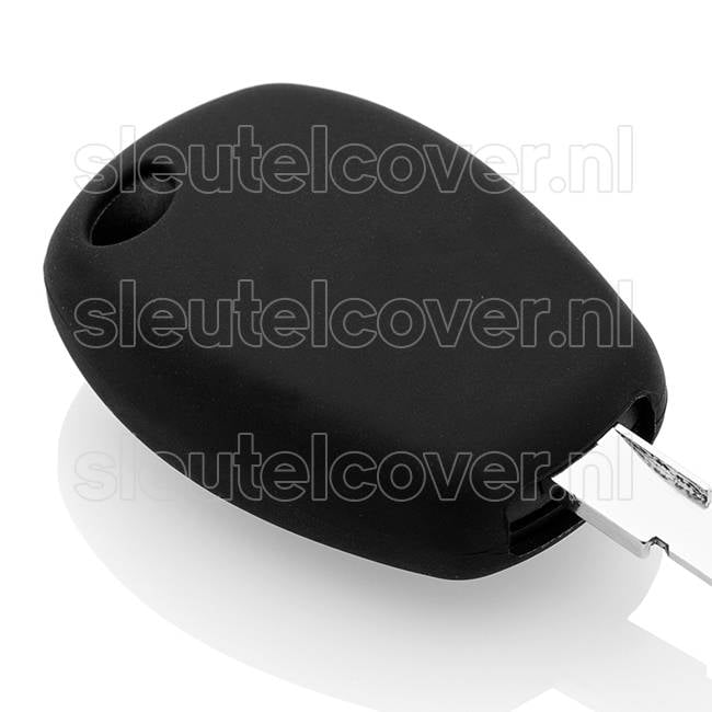 Autosleutel Hoesje geschikt voor Dacia - SleutelCover - Silicone Autosleutel Cover - Sleutelhoesje Zwart