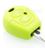 Autosleutel Hoesje geschikt voor Volkswagen / VW - SleutelCover - Silicone Autosleutel Cover - Sleutelhoesje Lime groen