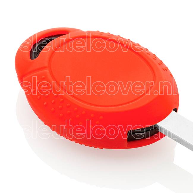 Autosleutel Hoesje geschikt voor Mini - SleutelCover - Silicone Autosleutel Cover - Sleutelhoesje Rood