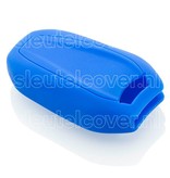 Autosleutel Hoesje geschikt voor Peugeot - SleutelCover - Silicone Autosleutel Cover - Sleutelhoesje Blauw