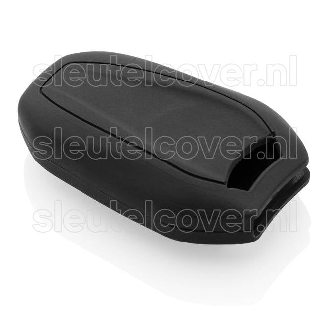 Autosleutel Hoesje geschikt voor Peugeot - SleutelCover - Silicone Autosleutel Cover - Sleutelhoesje Zwart