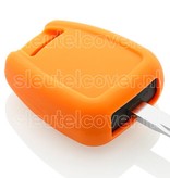 Autosleutel Hoesje geschikt voor Opel - SleutelCover - Silicone Autosleutel Cover - Sleutelhoesje Oranje