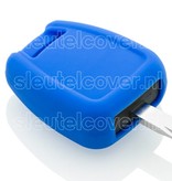 Autosleutel Hoesje geschikt voor Opel - SleutelCover - Silicone Autosleutel Cover - Sleutelhoesje Blauw