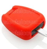 Autosleutel Hoesje geschikt voor Opel - SleutelCover - Silicone Autosleutel Cover - Sleutelhoesje Rood