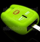 Autosleutel Hoesje geschikt voor Opel - SleutelCover - Silicone Autosleutel Cover - Sleutelhoesje Glow in the dark / Lichtgevend