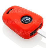 Autosleutel Hoesje geschikt voor Opel - SleutelCover - Silicone Autosleutel Cover - Sleutelhoesje Rood