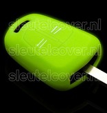 Autosleutel Hoesje geschikt voor Opel - SleutelCover - Silicone Autosleutel Cover - Sleutelhoesje Glow in the dark / Lichtgevend
