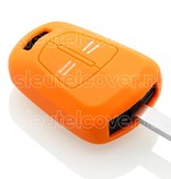 Autosleutel Hoesje geschikt voor Opel - SleutelCover - Silicone Autosleutel Cover - Sleutelhoesje Oranje