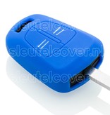 Autosleutel Hoesje geschikt voor Opel - SleutelCover - Silicone Autosleutel Cover - Sleutelhoesje Blauw