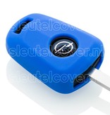 Autosleutel Hoesje geschikt voor Opel - SleutelCover - Silicone Autosleutel Cover - Sleutelhoesje Blauw