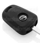 Autosleutel Hoesje geschikt voor Opel - SleutelCover - Silicone Autosleutel Cover - Sleutelhoesje Zwart