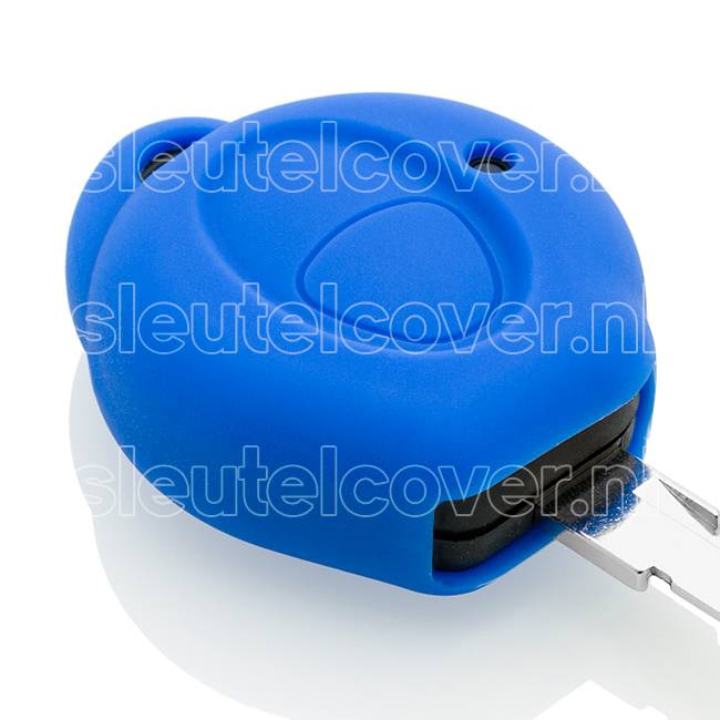 Autosleutel Hoesje geschikt voor Peugeot - SleutelCover - Silicone Autosleutel Cover - Sleutelhoesje Blauw