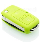 Autosleutel Hoesje geschikt voor Audi - SleutelCover - Silicone Autosleutel Cover - Sleutelhoesje Lime groen