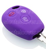 Autosleutel Hoesje geschikt voor Dacia - SleutelCover - Silicone Autosleutel Cover - Sleutelhoesje Paars