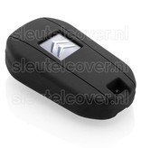 Autosleutel Hoesje geschikt voor Citroën - SleutelCover - Silicone Autosleutel Cover - Sleutelhoesje Zwart