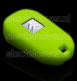 Autosleutel Hoesje geschikt voor Citroën - SleutelCover - Silicone Autosleutel Cover - Sleutelhoesje Glow in the dark / Lichtgevend