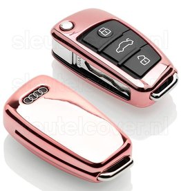 Audi SleutelCover - Rose Goud Hoogglans