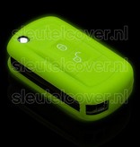 Autosleutel Hoesje geschikt voor Land Rover - SleutelCover - Silicone Autosleutel Cover - Sleutelhoesje Glow in the dark / Lichtgevend