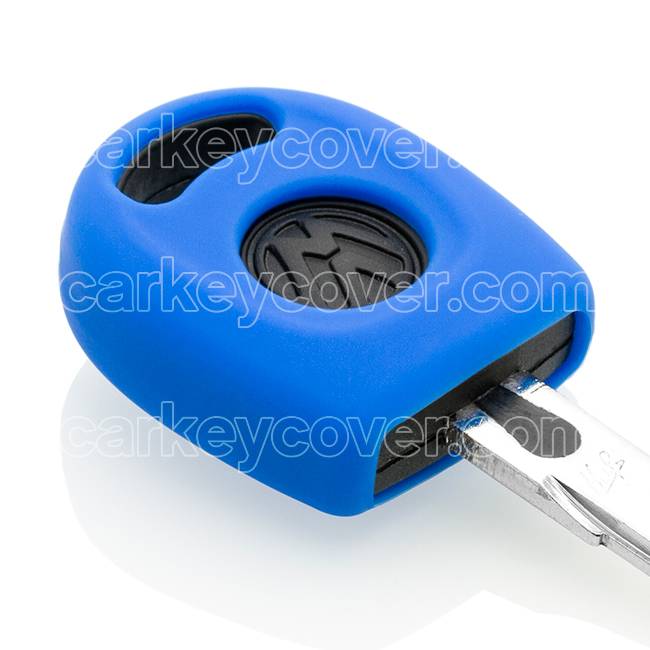 Autosleutel Hoesje geschikt voor Volkswagen / VW - SleutelCover - Silicone Autosleutel Cover - Sleutelhoesje Blauw