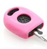 Autosleutel Hoesje geschikt voor Volkswagen / VW - SleutelCover - Silicone Autosleutel Cover - Sleutelhoesje Roze