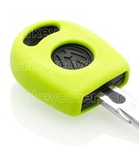 Autosleutel Hoesje geschikt voor Volkswagen / VW - SleutelCover - Silicone Autosleutel Cover - Sleutelhoesje Lime groen