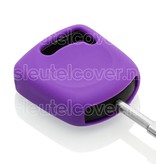 Autosleutel Hoesje geschikt voor Ford - SleutelCover - Silicone Autosleutel Cover - Sleutelhoesje Paars