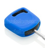 Autosleutel Hoesje geschikt voor Ford - SleutelCover - Silicone Autosleutel Cover - Sleutelhoesje Blauw