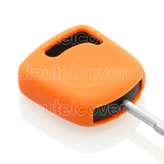 Autosleutel Hoesje geschikt voor Ford - SleutelCover - Silicone Autosleutel Cover - Sleutelhoesje Oranje