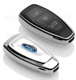 Ford SleutelCover - Chrome / Hoogglans Zilver