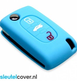 Fiat SleutelCover - Lichtblauw