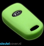 Autosleutel Hoesje geschikt voor Kia - SleutelCover - Silicone Autosleutel Cover - Sleutelhoesje Glow in the dark / Lichtgevend